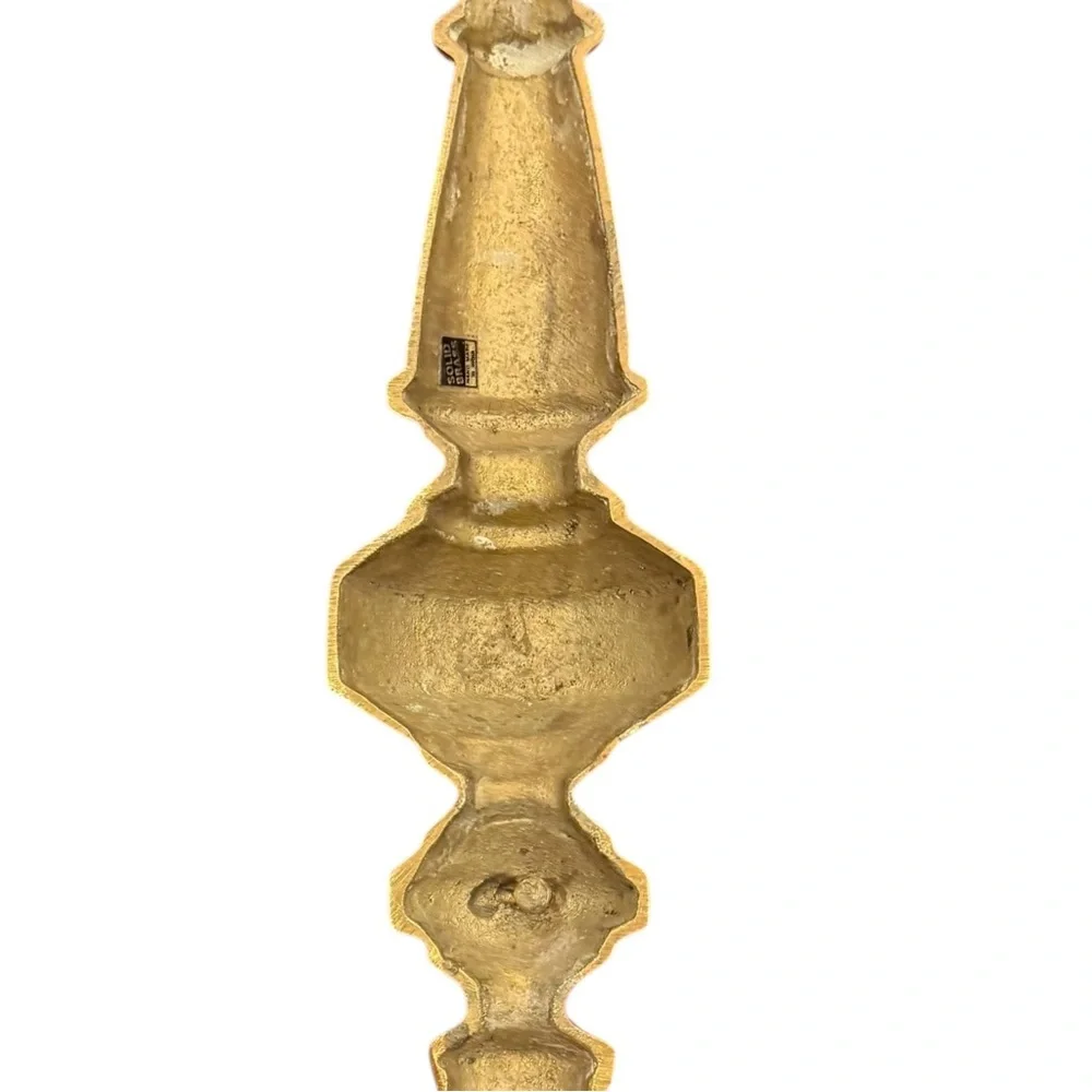 Vintage Solid Brass Wall Sconces (2)
